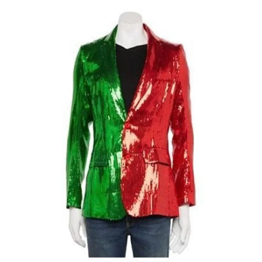 Men's Suitmeister Fair Isle Holiday Blazer.